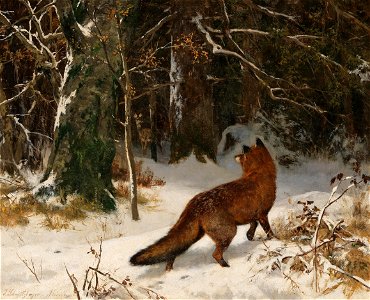 Josef Schmitzberger Winterliche Begegnung