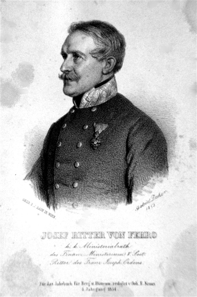 Josef von Ferro Decker Litho