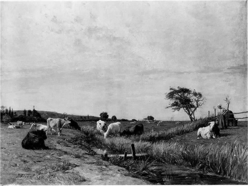 Joseph Foxcroft Cole - Normandy Pastoral, Near Honfleur - 93.97 - Museum of Fine Arts