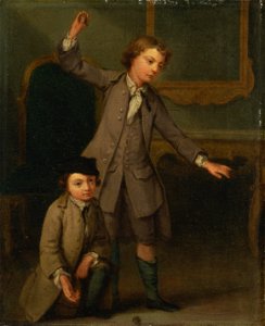 Joseph Francis Nollekens - Portrait of Two Boys, probably Joseph and John Joseph Nollekens - Google Art Project