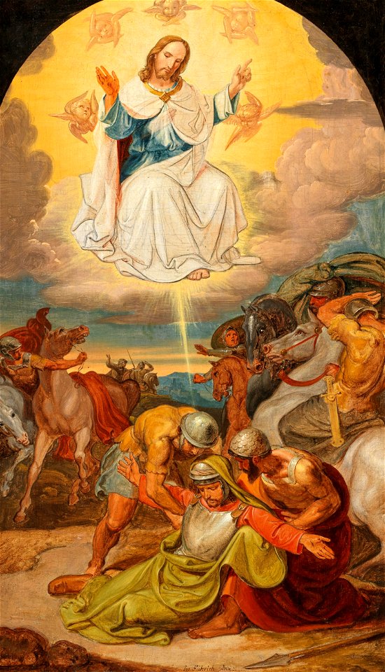 Josef von Führich Bekehrung des Paulus