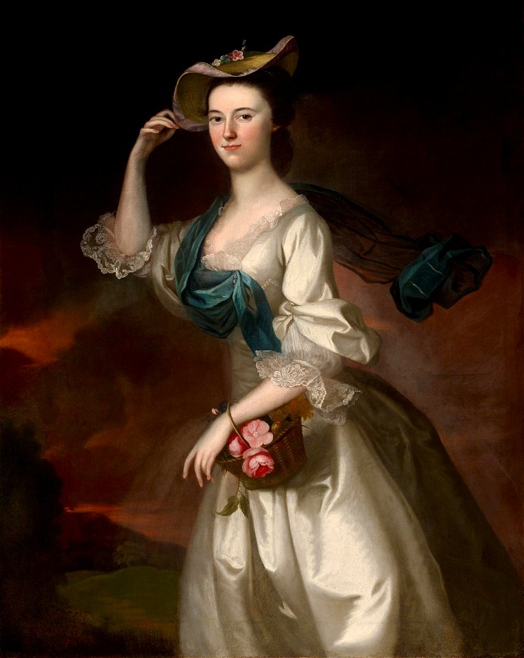 Joseph Blackburn - Portrait of Abigail Erving Scott - B.2016.4 - Museum of Fine Arts