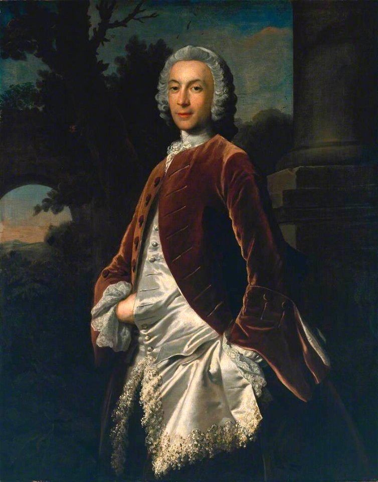 Joseph Highmore (1692-1780) - A Gentleman in a Brown Velvet Coat - N04107 - National Gallery