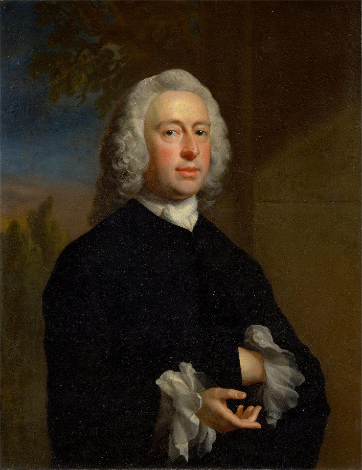Joseph Highmore - An Unknown Man in Black - Google Art Project