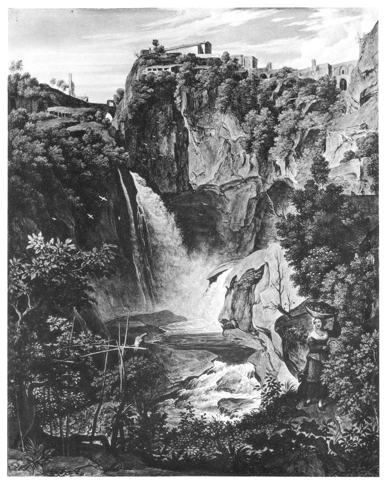 Joseph Anton Koch Wasserfall bei Tivoli