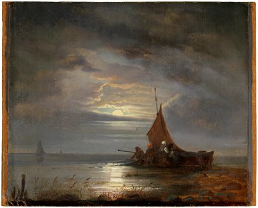 Josefina Holmlund - Coastal Landscape with Fishermen - NM 7503 - Nationalmuseum