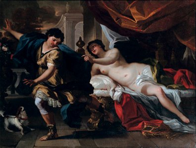 Joseph and Potiphar´s wife, by Francesco Solimena