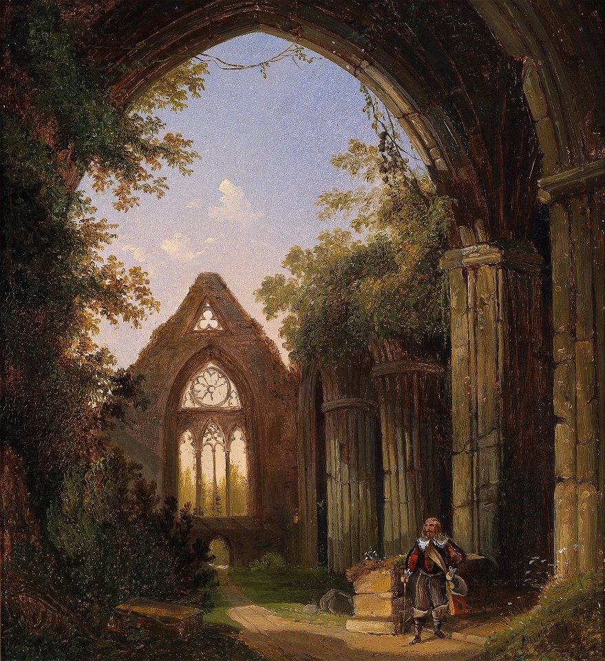 Joseph Altenkopf Kirchenruine 1848