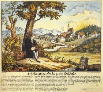 Joseph Bayer Erhebung seines Geistes zu dem Schöpfer vor1846