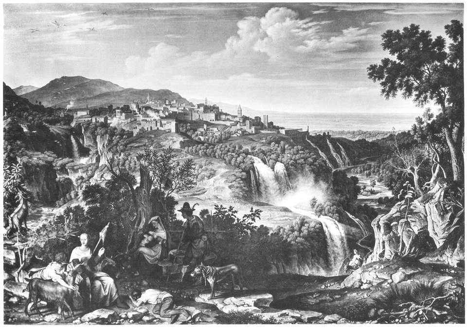 Joseph Anton Koch Die Cascadellen von Tivoli