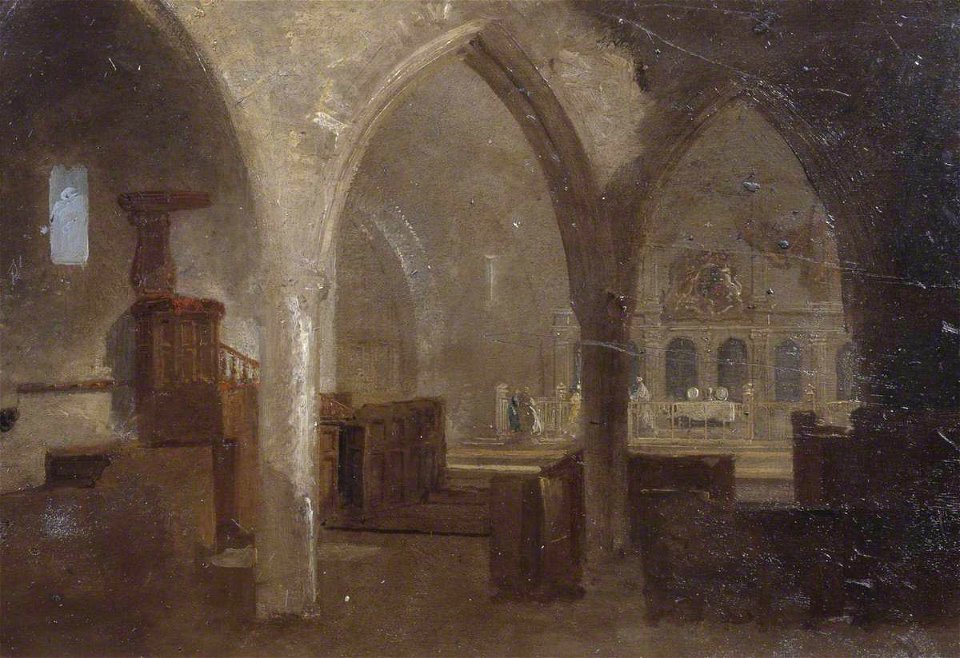 Joseph Mallord William Turner (1775-1851) - Interior of a Gothic Church - N05536 - National Gallery