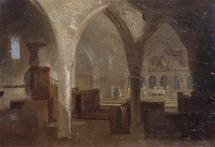 Joseph Mallord William Turner (1775-1851) - Interior of a Gothic Church - N05536 - National Gallery
