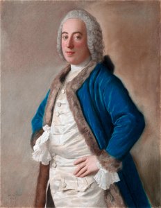 Joseph Bouër, merchant in Genua, by Jean-Etienne Liotard