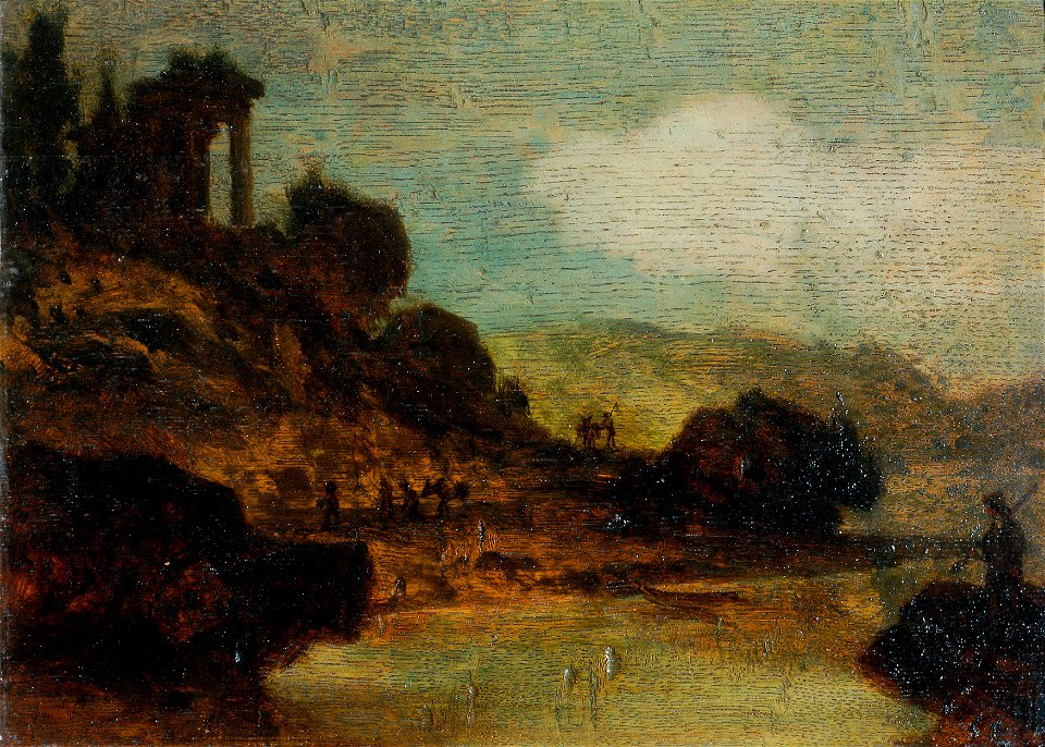 Joseph Hasslwander - Landschaft mit Ruine - 4507 - Österreichische Galerie Belvedere