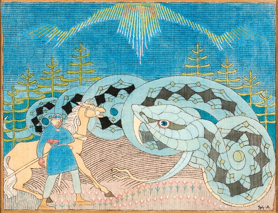 Joseph Alanen - Lemminkäinen and the Great Snake