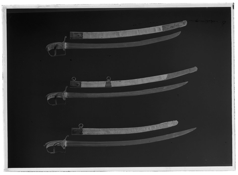 Jägarofficerssabel, Sverige ca 1790 - Livrustkammaren - 60688-negative