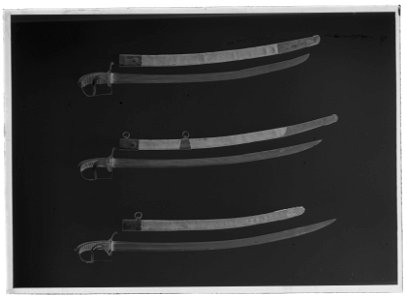 Jägarofficerssabel, Sverige ca 1790 - Livrustkammaren - 60688-negative