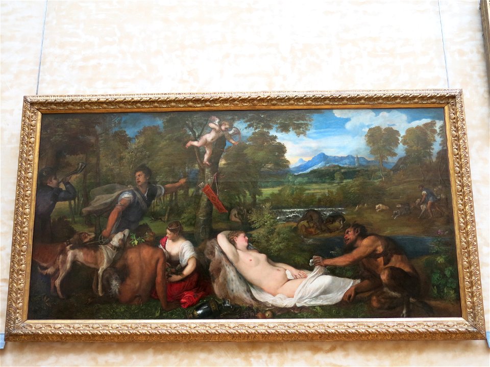Jupiter et Antiope -Venus du Pardo- (Louvre, INV 752)
