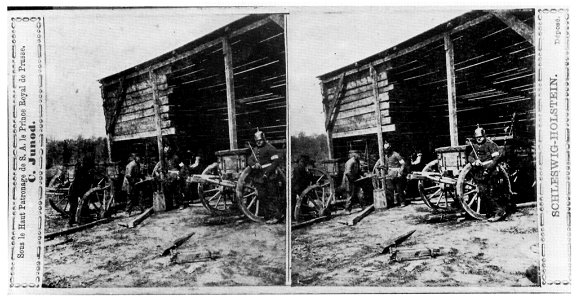 Junod, Charles - Feldschmiede des Artillerie-Parks bei Nübbel (Zeno Fotografie)