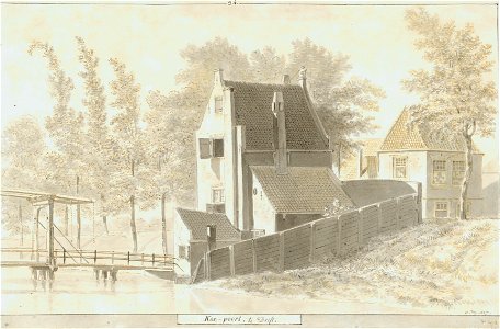 Koe - poort te Delft, Balthasar Jooss, SA Delft, inv.nr. 66603
