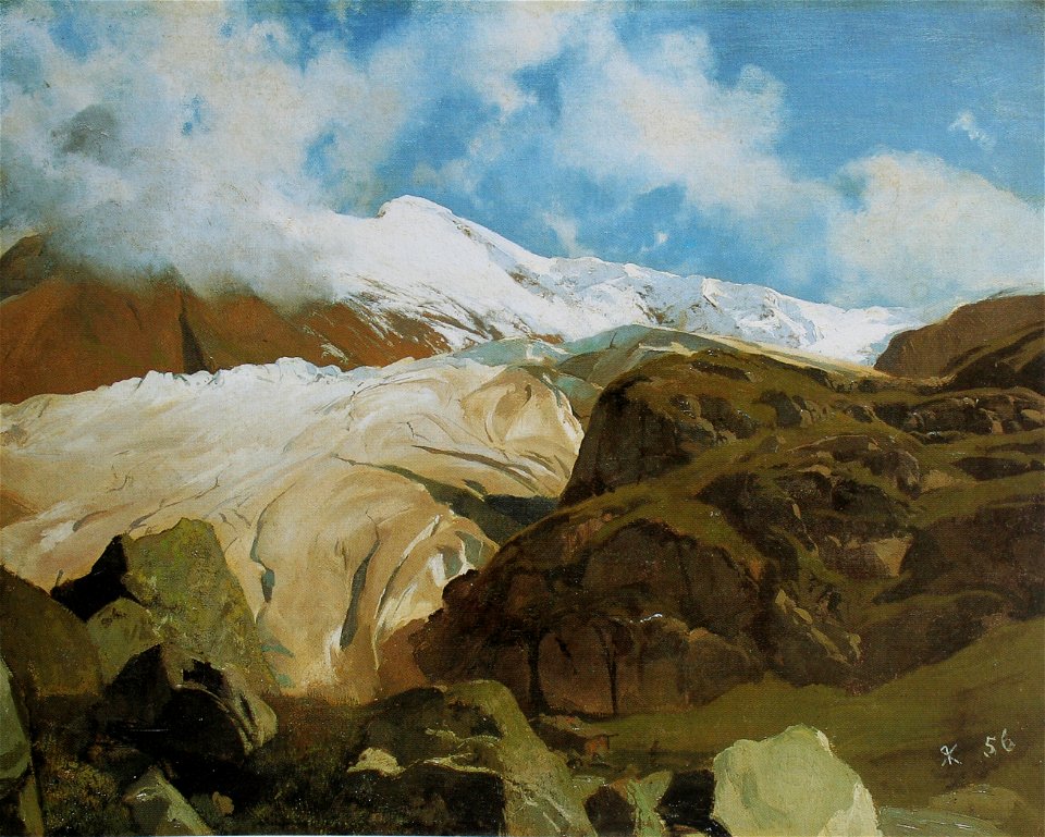 Koller Gletscher am Sustenpass 1856