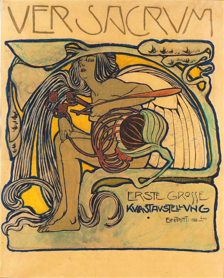 Kolo Moser - Plakatentwurf - 1897
