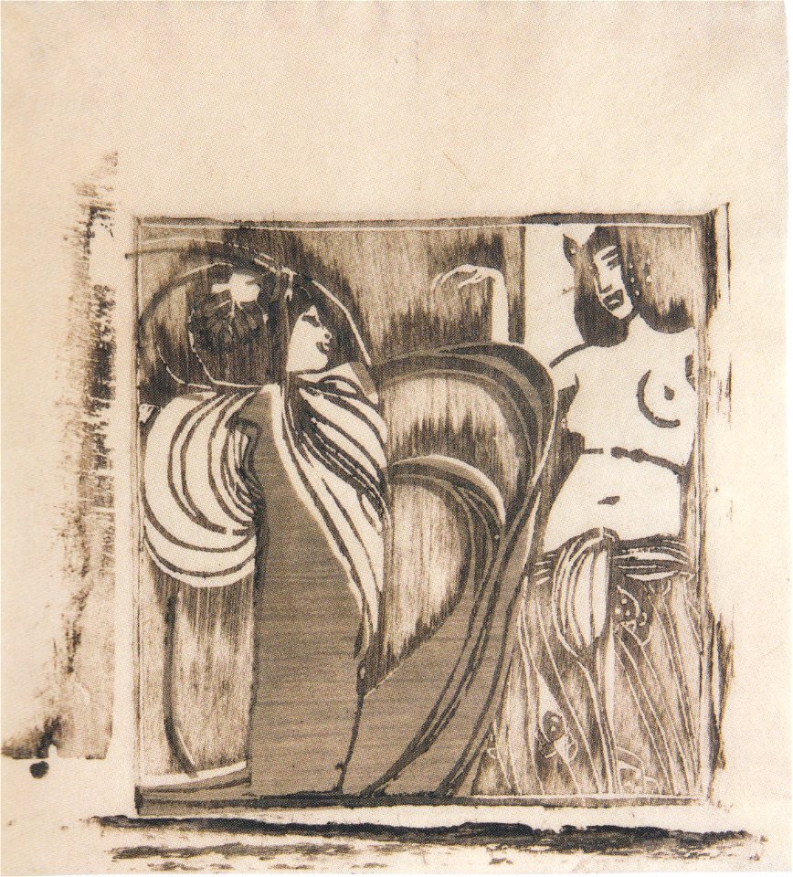 Kolo Moser - Zwei Tänzerinnen - 1902