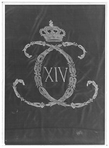 Kompanifana liv-o hustrupper - Livrustkammaren - 1015-negative