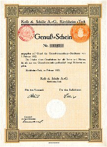 Kolb & Schüle 1922