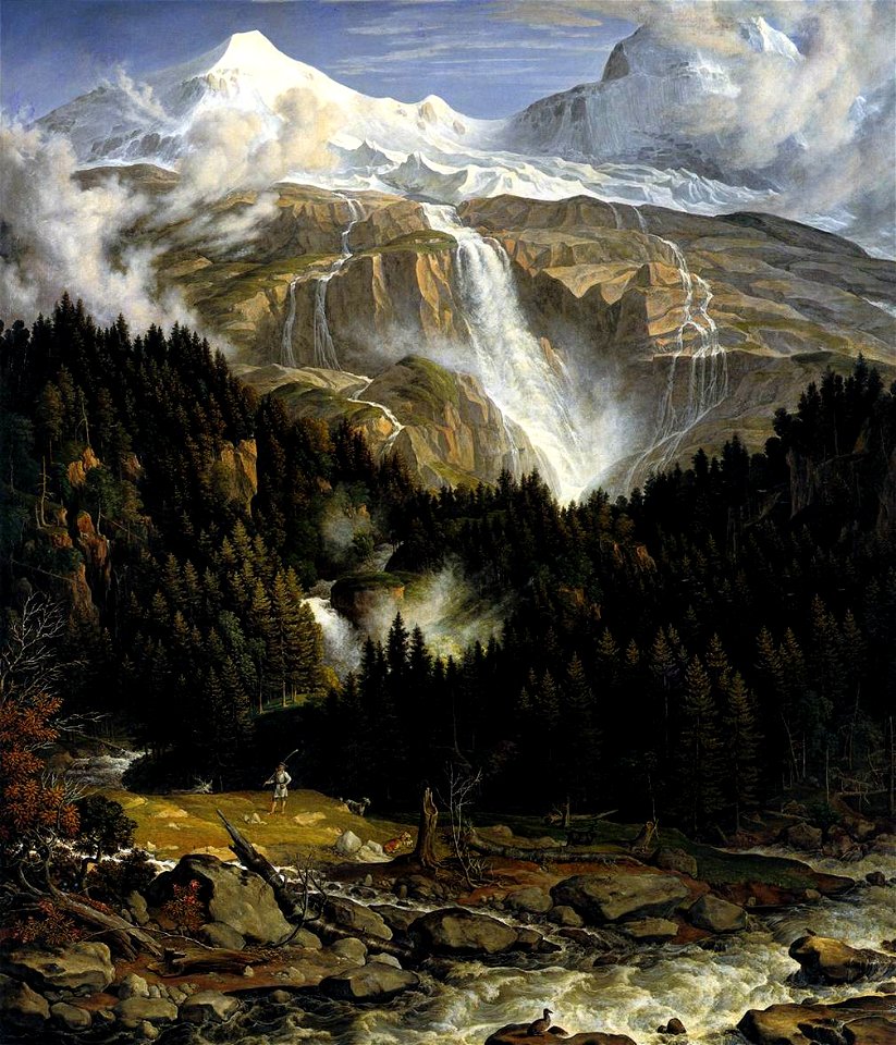 Joseph Anton Koch - The Schmadribach Falls - WGA12234