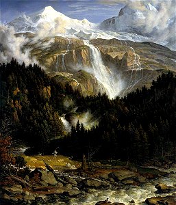 Joseph Anton Koch - The Schmadribach Falls - WGA12234