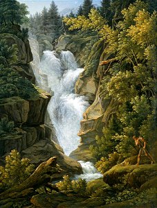 Joseph Anton Koch - Wasserfall im Berner Oberland (1796)
