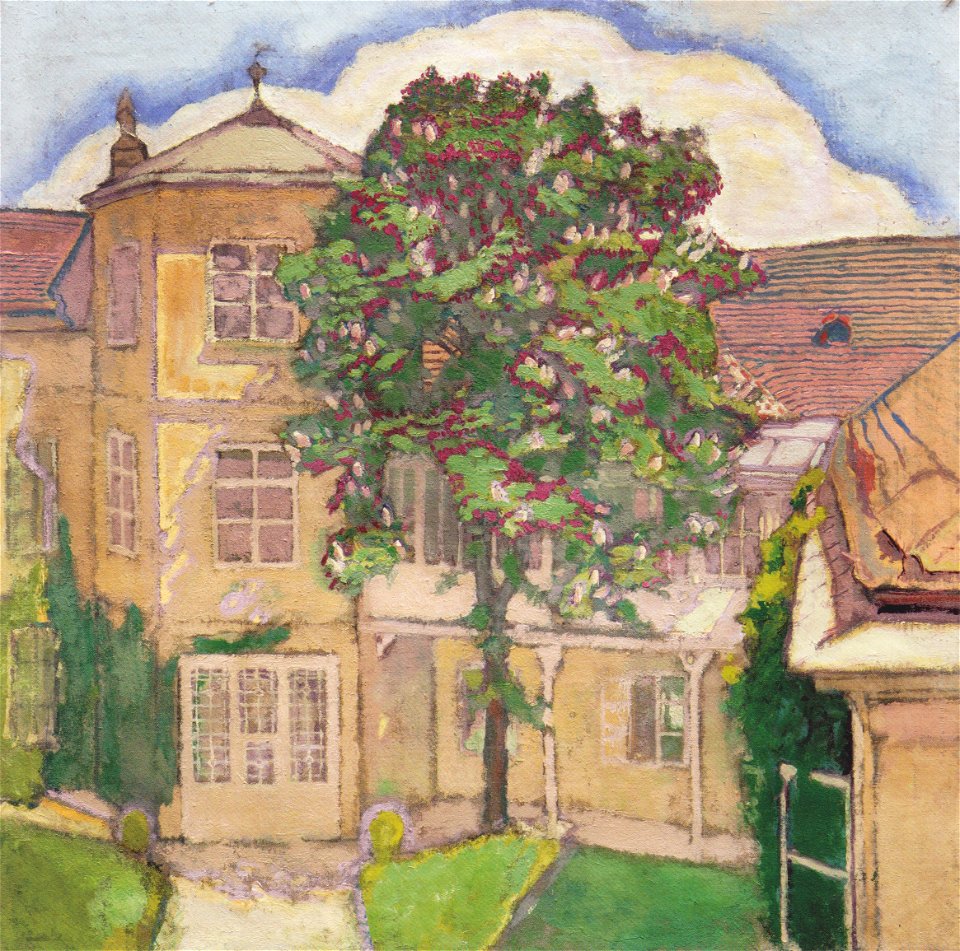 Kolo Moser - Blühender Kastanienbaum - ca1912