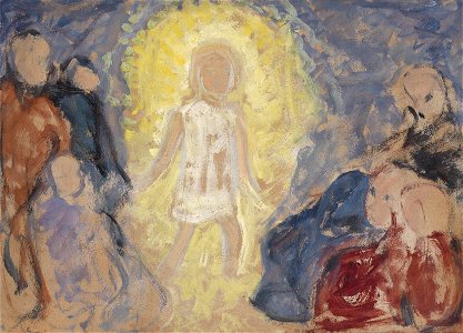 Broncia Koller-Pinell Lichtgestalt Studie