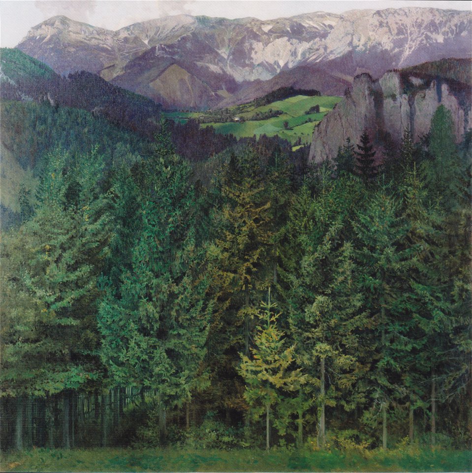 Kolo Moser - Blick auf die Rax - 1907