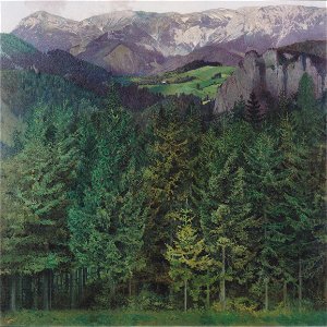 Kolo Moser - Blick auf die Rax - 1907