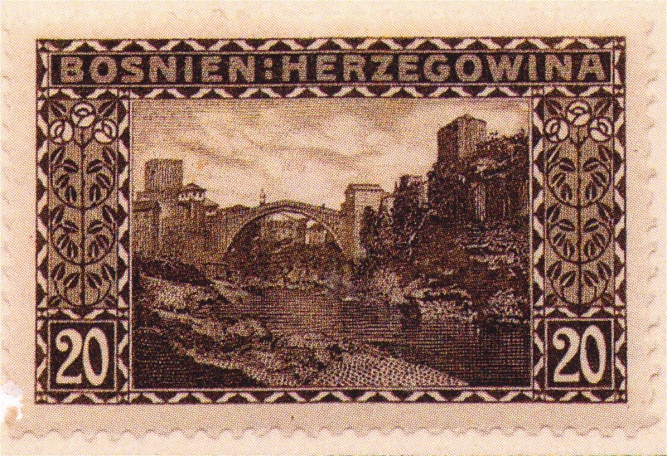 Kolo Moser - Briefmarke für Bosnien-Herzegowina 20