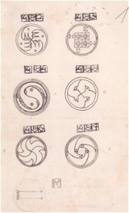 Kolo Moser - entwürfe für Silberbroschen -1904