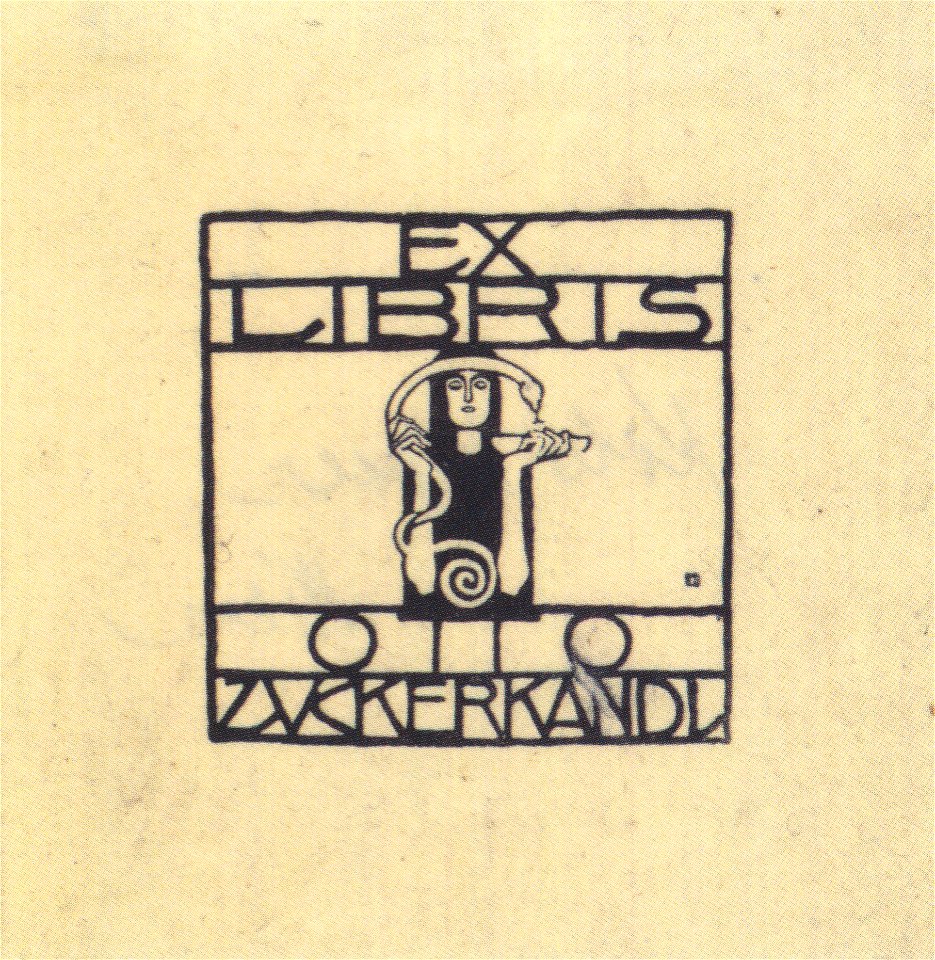 Kolo Moser - Exlibris für Otto Zuckerkandl -1906