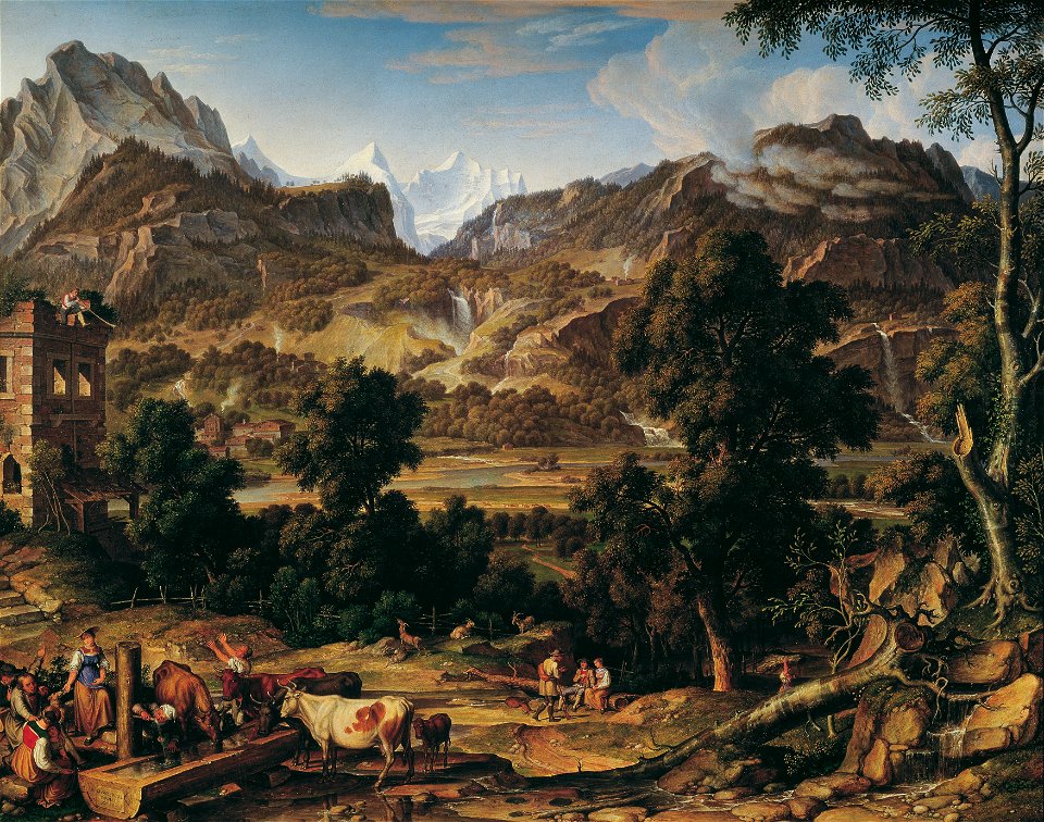 Josef Anton Koch - Das Berner Oberland - 2622 - Österreichische Galerie Belvedere