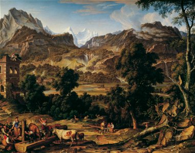 Josef Anton Koch - Das Berner Oberland - 2622 - Österreichische Galerie Belvedere