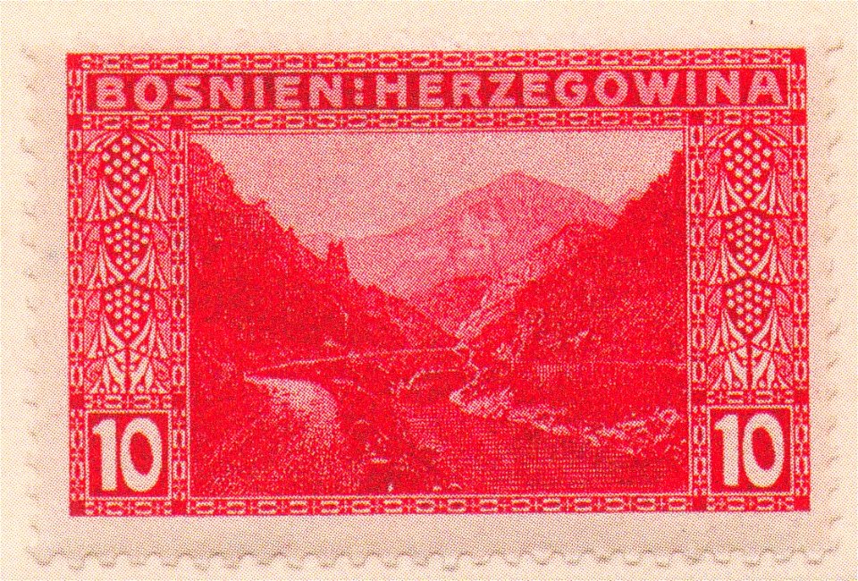 Kolo Moser - Briefmarke für Bosnien-Herzegowina 10