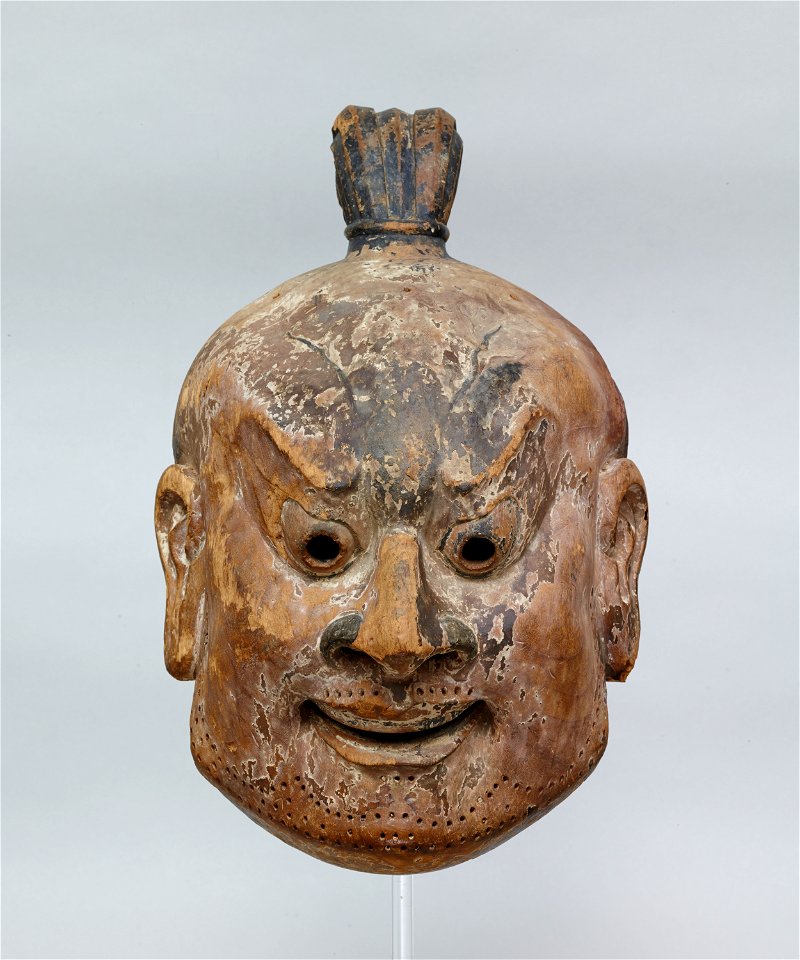 Kongō (Gigaku mask), Tokyo National Museum N-212