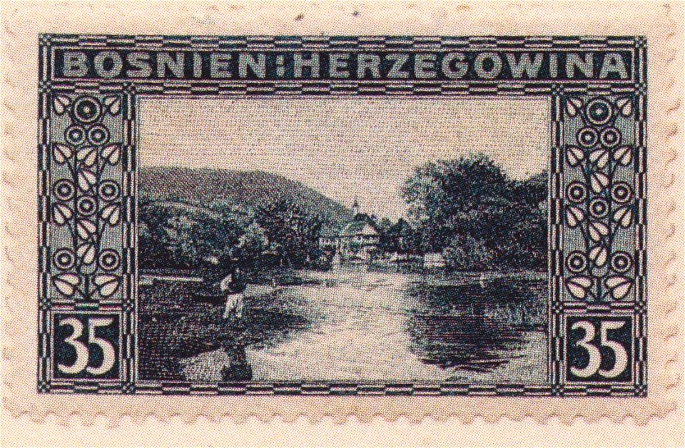 Kolo Moser - Briefmarke für Bosnien-Herzegowina 35