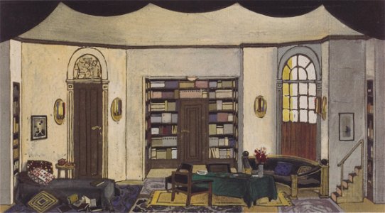 Kolo Moser - Bühnenbildentwurf für „Das Phantom“1