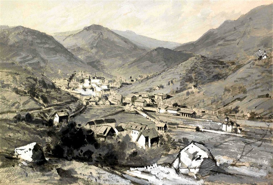 Ladislav Benesch - Pogled na Idrijo