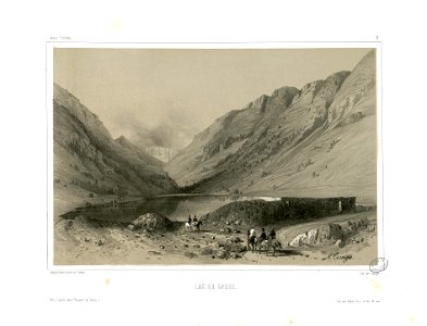Lac de Gaube (Hautes-Pyrénées, 12) - Fonds Ancely - B315556101 A AUBRUN 1 008