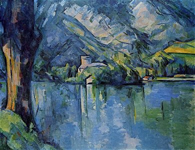 Lac d'Annecy, par Paul Cézanne. Free illustration for personal and commercial use.