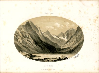 Lac de Gaube (Hautes-Pyrénées) - Fonds Ancely - B315556101 A GORSE 1 019