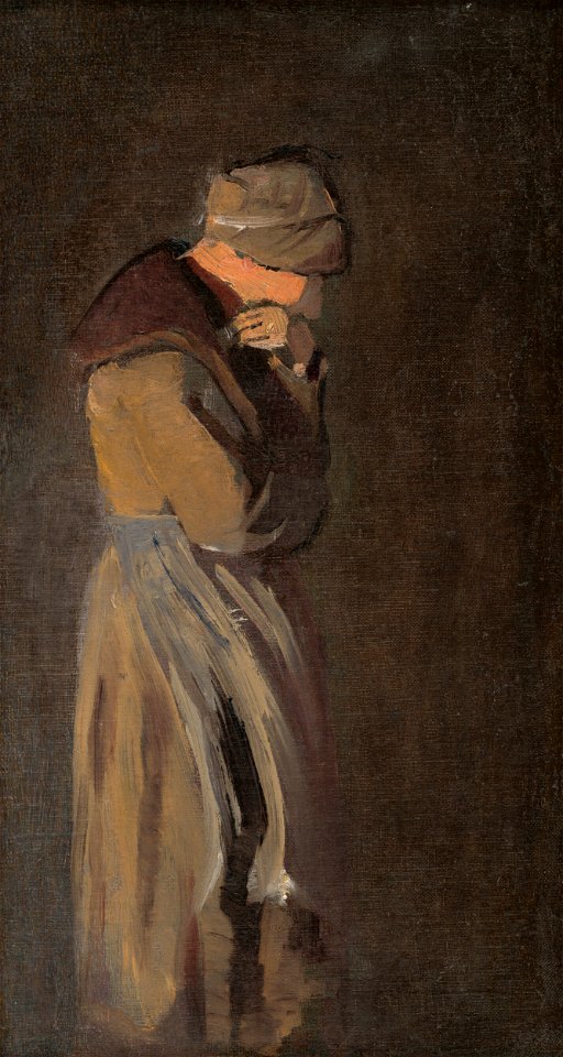 Ladislav Mednyánszky - Woman by a Grave (The Widow) - O 2535 - Slovak National Gallery